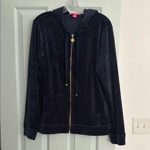 Lilly Pulitzer Navy Velvet Women's Hoodie